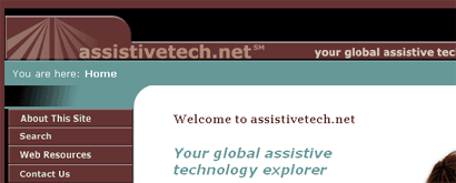 AssistiveTech screen shot
